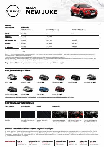 Каталог на Nissan в Русе | NISSAN JUKE 2019 | 14.08.2022 г. - 14.08.2023 г.