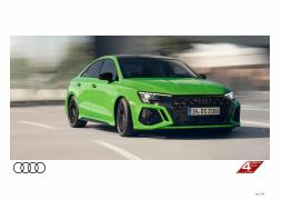 Каталог на Audi | RS 3 Limousine | 3.08.2022 г. - 3.08.2023 г.