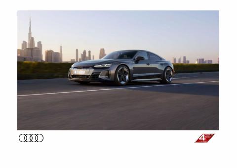 Офертата е на страница 15 от каталога RS e-tron GT на Audi