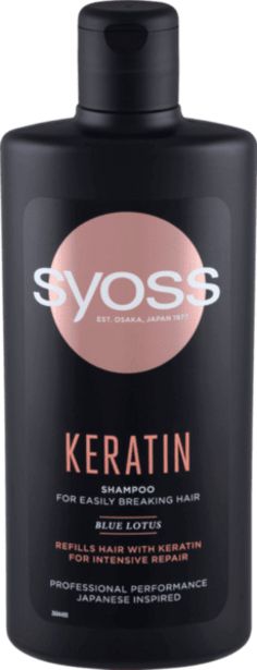 Оферта на Кератинов шампоан за коса SYOS 440 мл за 4,99 лв.