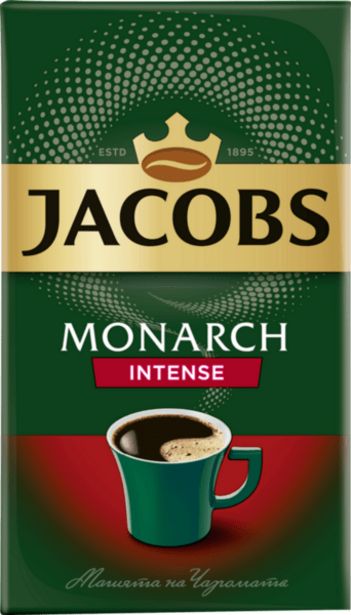 Оферта на Мляно кафе Jacobs Monarch Intense 250 г за 5,19 лв.