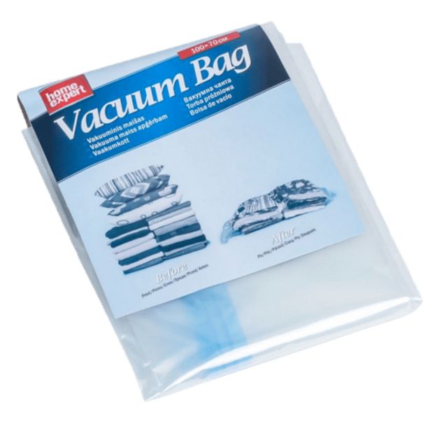 Оферта на Вакуумна торба за съхранение на дрехи HOME EXPERT 100x70см за 3,99 лв.