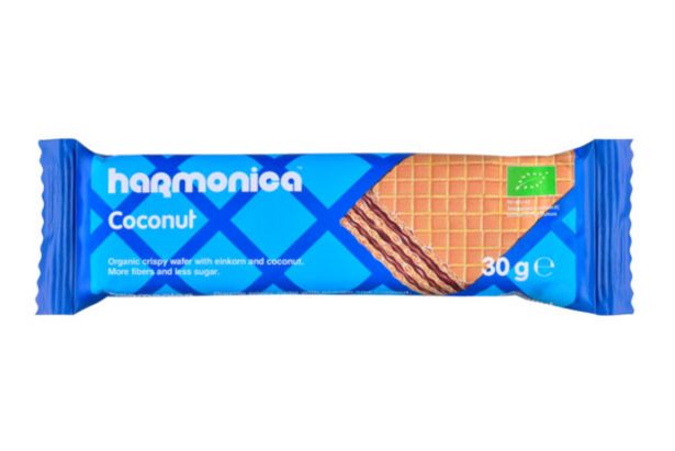 Оферта на Био вафла HARMONICA кокос 30 г за 0,95 лв.
