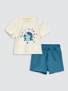 Оферта на Комплект тениска с обло деколте и къси панталонки за момче за 24,99 лв. за LC Waikiki