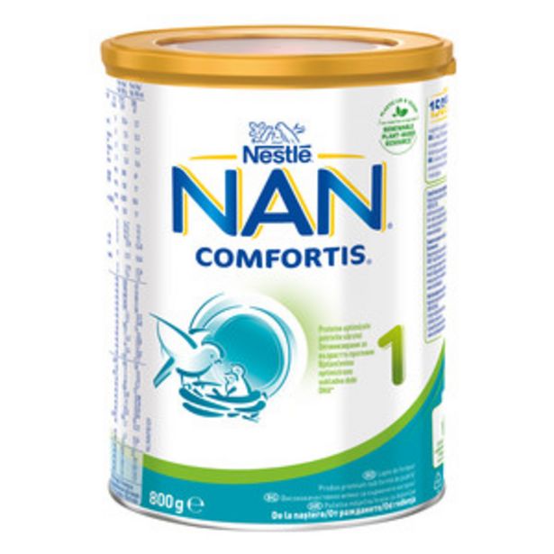 Оферта на NAN COMFORTIS 1 адаптирано мляко за кърмачета 0м+ 800g за 30,89 лв.