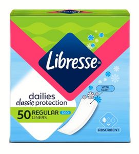 Оферта на LIBRESSE ежедневни превръзки classic Deo fresh x 50 за 3,99 лв. за Аптеки Субра