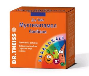 Оферта на DR.THEISS MULTIVITAMOL бонбони 50g за 3,75 лв. за Аптеки Субра