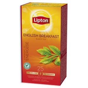 Оферта на LIPTON Черен чай Английска Закуска x 25 за 5,39 лв. за Аптеки Субра