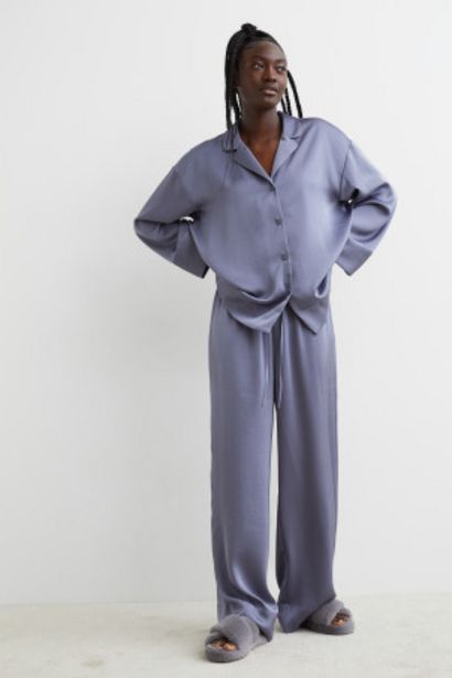 Оферта на Долнище на пижама от сатен за 15,99 лв. за H&M