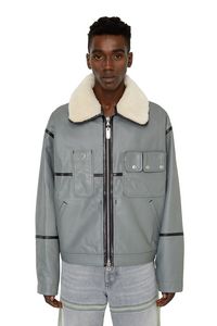 Оферта на Leather jacket with detachable collar за 547 лв. за DIESEL