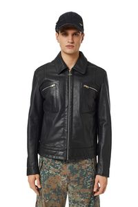 Оферта на Leather jacket with zip pockets за 325 лв. за DIESEL