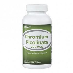 Оферта на Chromium Picolinate 200мкг.- хром пиколинат,  който регулира нивата на кръвната захар,  таблетки х 90,  GNC за 17,59 лв. за Аптеки Медея