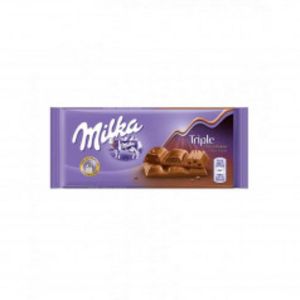 Оферта на Шоколад Milka Triple Шоколад 90гр за 1,99 лв. за Булмаг